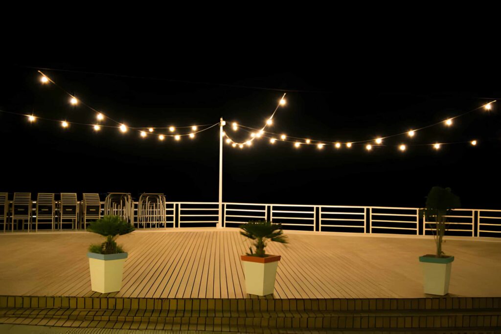 Deck Lighting and Railings